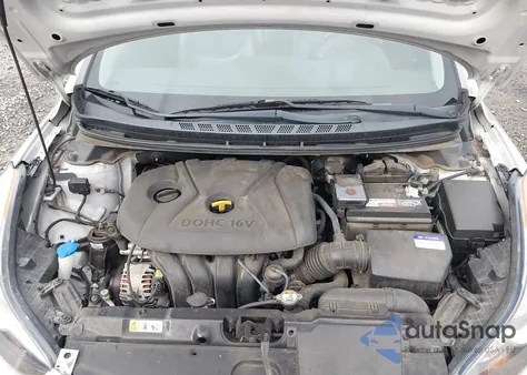 2012 Hyundai Elantra Limited (Ulsan Plant) из США, поврежденный, VIN KMHDH4AE8CU349427